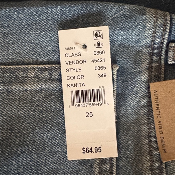 NWT Casey Low rise Baggy Jeans Dark Wash - Picture 5 of 5